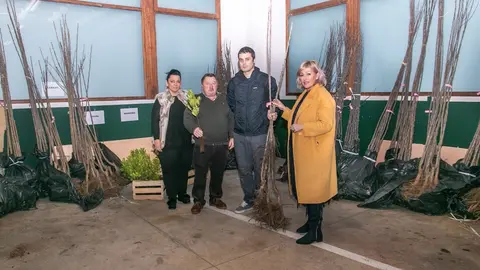 Reparto de &aacute;rboles en Polanco