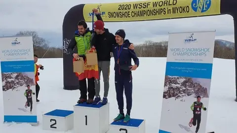 Roberto Ruiz y Nacho prueba absoluta podium. Foto de Fernando Borrajo