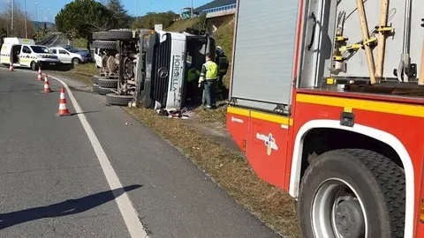 Accidente hormigonera