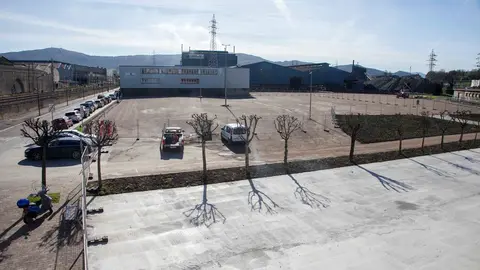 Construcci&oacute;n del nuevo aparcamiento de La Vidriera