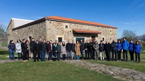 El vicepresidente y consejero de Universidades, Igualdad, Cultura y Deporte, Pablo Zuloaga, inaugura la nueva exposici&oacute;n permanente de la Domus de Juli&oacute;briga