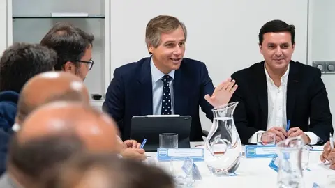 El vicesecretario de Pol&iacute;tica Terroritorial del PP, Antonio Gonz&aacute;lez Terol, en una reuni&oacute;n en su partido.