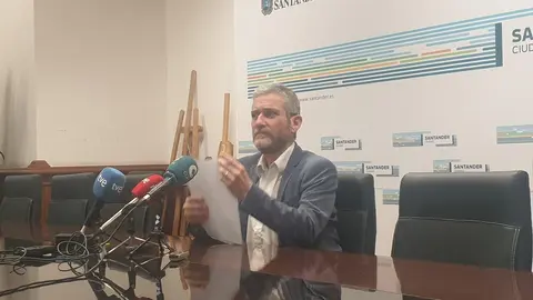 El portavoz del equipo de Gobierno de Santander, Javier Ceruti