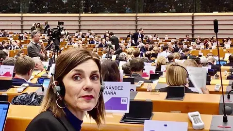 La consejera de Presidencia, Interior, Justicia y Acci&oacute;n Exterior de Cantabria, Paula Fern&aacute;ndez, en el Comit&eacute; Europeo de las Regiones