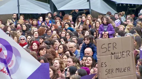 Manifestaci&oacute;n por el 8M en Madrid de 2018