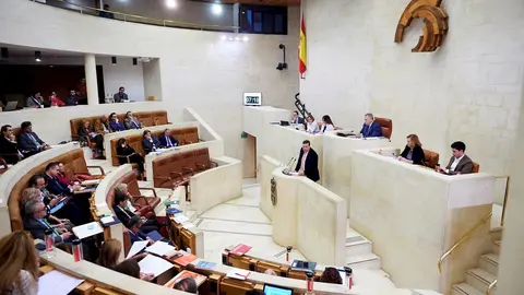 Pleno del Parlamento de Cantabria
