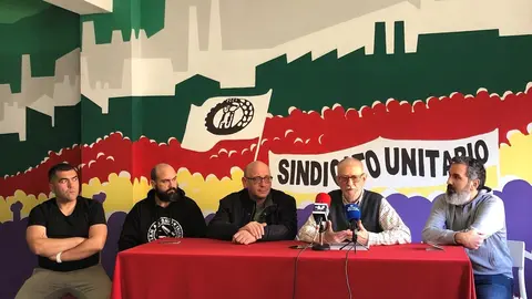 Rueda de prensa del Sindicato Unitario