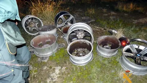 Robo de llantas en un desguace de Reoc&iacute;n