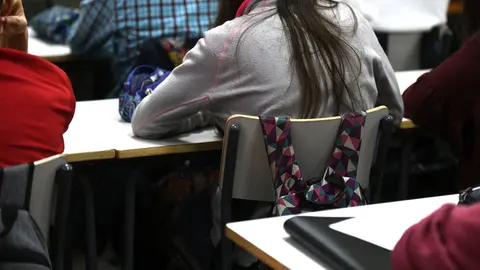 Alumnos del Programa de Bachillerato de Excelencia del Instituto San Mateo durante una de sus clases