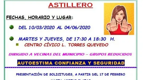 talleres defensa personal astillero
