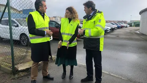 El presidente de la Autoridad Portuaria, la delegada del Gobierno y el consejero de Innovaci&oacute;n, Industria, Transporte y Comercio visitan el Puerto de Santander