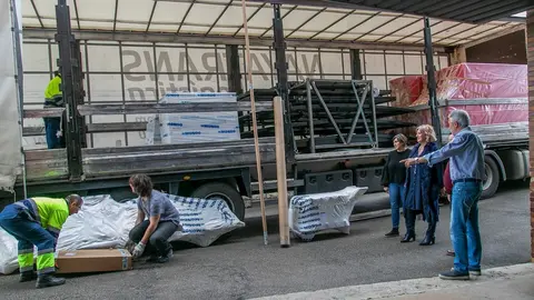 Obras pista atletismo Requejada