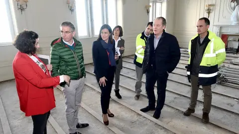 Visita a las obras del Palacio de la Magdalena