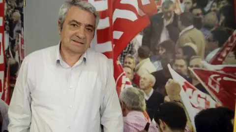 Carlos S&aacute;nchez, secretario general de CCOO Cantabria