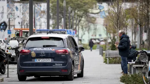 DAVID S. BUSTAMANTE 17/03/2020 SANTANDER/ CANTABRIA La Unidad Militar de Emergencias UME realiza apoyo de seguridad en Santander tras decretarse el Estado de Alerta en Espa&ntilde;a por el Coronavirus COVID-19 