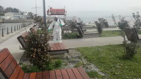 Desinfecci&oacute;n de zonas verdes