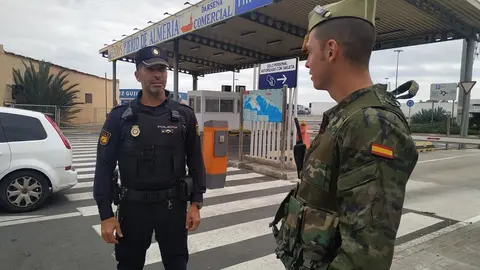 Militar y Polic&iacute;a Nacional en Almer&iacute;a