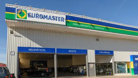 Imagen de un taller de Euromaster.