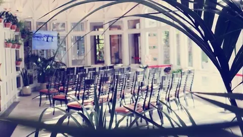 Sala de video vac&iacute;a. El sector cultural se organiza para combatir el impacto del coronavirus