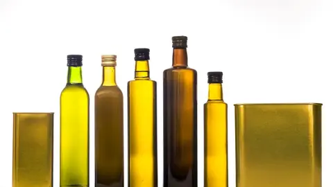 Botellas de aceite de oliva