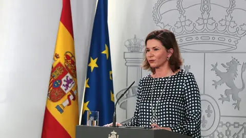 La secretaria general de Transportes y Movilidad, Mar&iacute;a Jos&eacute; Rallo, interviene en la comparecencia para informar sobre los datos actualizados del virus