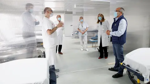 Puesto triaje coronavirus del Hospital Laredo