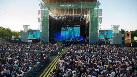 Imagen del festival Bilbao BBK Live durante uno de sus conciertos