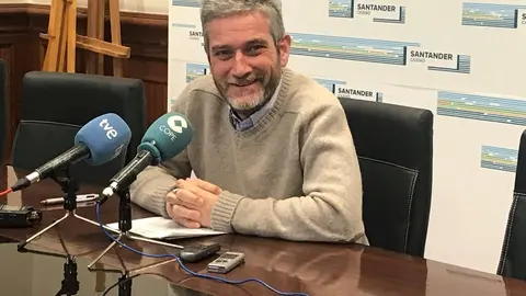 El portavoz del equipo de Gobierno (PP-Cs) del Ayuntamiento de Santander y concejal de Urbanismo, Javier Ceruti