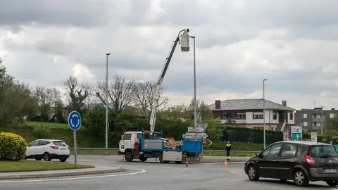 Cambio de luminarias en Polanco