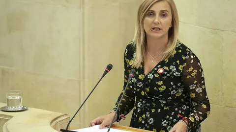 La secretaria de Organizaci&oacute;n del PSC-PSOE y portavoz del grupo socialista en el Parlamento regional, Noelia Cobo