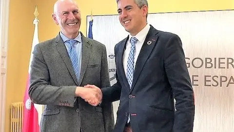 Eduardo Echevarr&iacute;a y Pablo Zuloaga