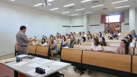 Examen de oposiciones docentes en Palma de Mallorca el a&ntilde;o pasado.