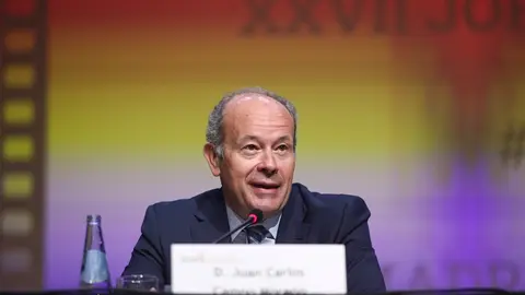 El ministro de Justicia, Juan Carlos Campo, interviene en la inauguraci&oacute;n del Congreso de Abogados de Familia organizado por la Asociaci&oacute;n Espa&ntilde;ola de Abogados de Familia(AEAFA) celebrada en el Hotel Meli&aacute; Castilla, Madrid (Espa&ntilde;a), a 6 de marzo de 2020.