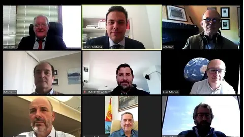 Reuni&oacute;n del comit&eacute; de la C&aacute;mara por videoconfencia