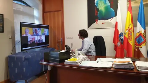 Videoconferencia Javier Fern&aacute;ndez Sober&oacute;n