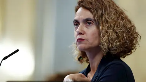 La presidenta del Congreso, Meritxel Batet, en el Pleno de la C&aacute;mara