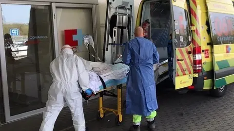 Traslado de un paciente a Valdecilla