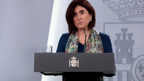 Intervenci&oacute;n en rueda de prensa de Mar&iacute;a Jos&eacute; Sierra, jefa de &Aacute;rea del Centro de Coordinaci&oacute;n de Alertas y Emergencias Sanitarias del Ministerio de Sanidad, tras la reuni&oacute;n del Comit&eacute; de Gesti&oacute;n T&eacute;cnica del Coronavirus. 3 de abril de 2020.
