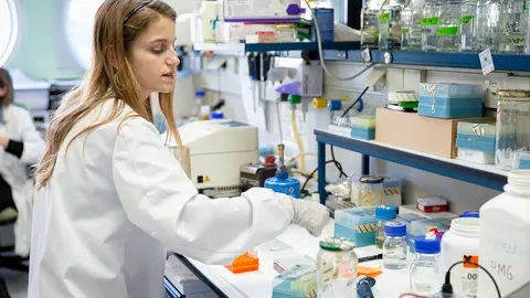 Investigadores del laboratorio de coronavirus del CNB-CSIC.