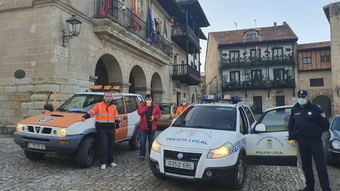 Reparto en Santillana