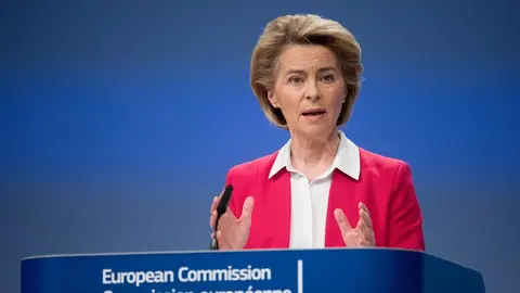 La presidenta de la Comisi&oacute;n Europea, Ursula von der Leyen 
