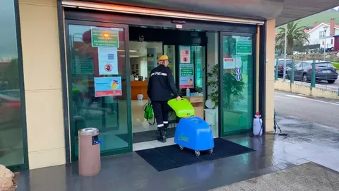 Desinfecci&oacute;n en Mortera