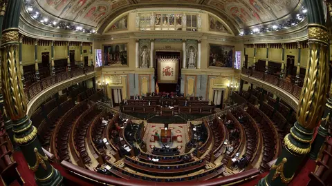Panor&aacute;mica del hemiciclo del Congreso