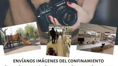 Cartel del proyecto de 'La vida en cuarentena. Im&aacute;genes para el recuerdo'