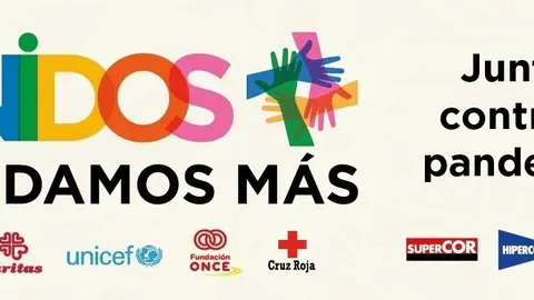 El Corte Ingl&eacute;s ha puesto en marcha la iniciativa 'Unidos Ayudamos M&aacute;s' en colaboraci&oacute;n con C&aacute;ritas, Cruz Roja, la Federaci&oacute;n Espa&ntilde;ola de Bancos de Alimentos (FESBAL), Fundaci&oacute;n ONCE y UNICEF Espa&ntilde;a