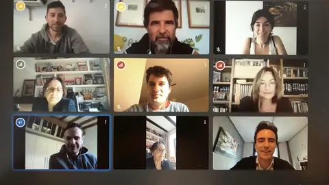 Videoconferencia grupo municial socialista de Santander