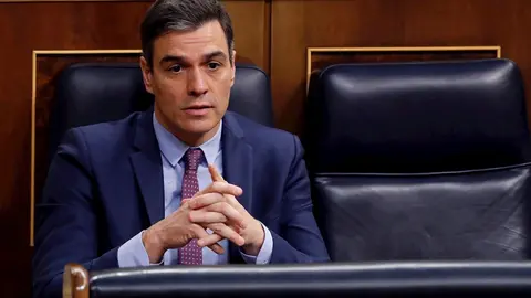 El presidente del Gobierno, Pedro S&aacute;nchez, en el Congreso