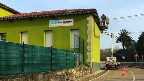 Mejoras colegio Jes&uacute;s del Monte