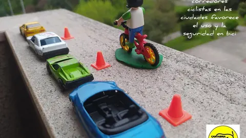 Petici&oacute;n de corredores ciclistas