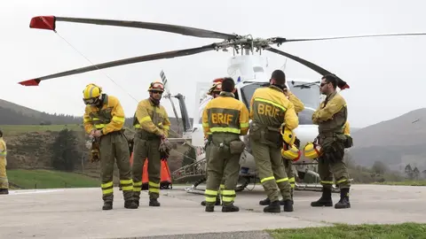 La Brif De Ruente Prorroga Su Estancia En Cantabria Hasta El D&iacute;a 26 De Abril Para Reforzar La Lucha Contra Incendios Forestales (Nota Y Foto)